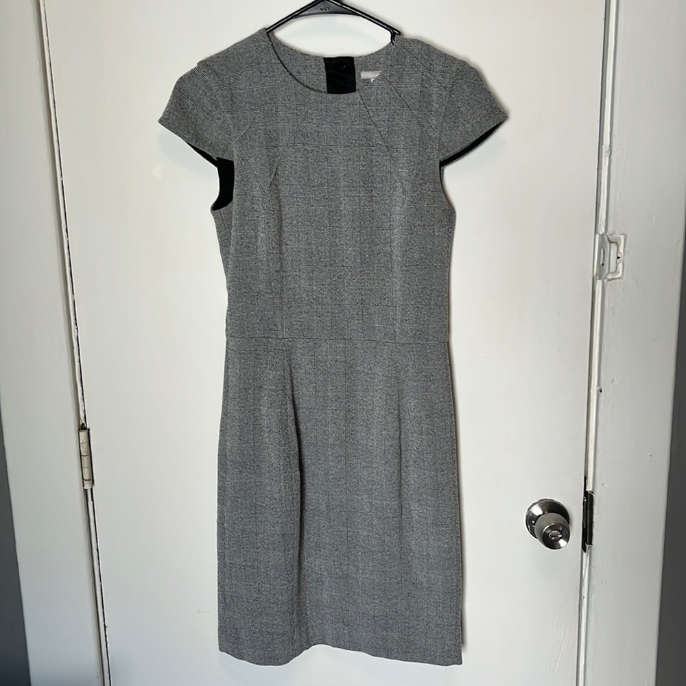 H&M black and white professional dress